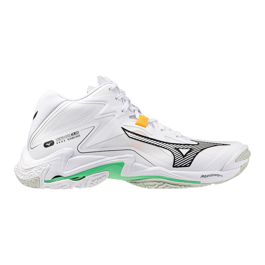 Mizuno WAVE LIGHTNING Z8 MID White/Black/Frozen Emerald